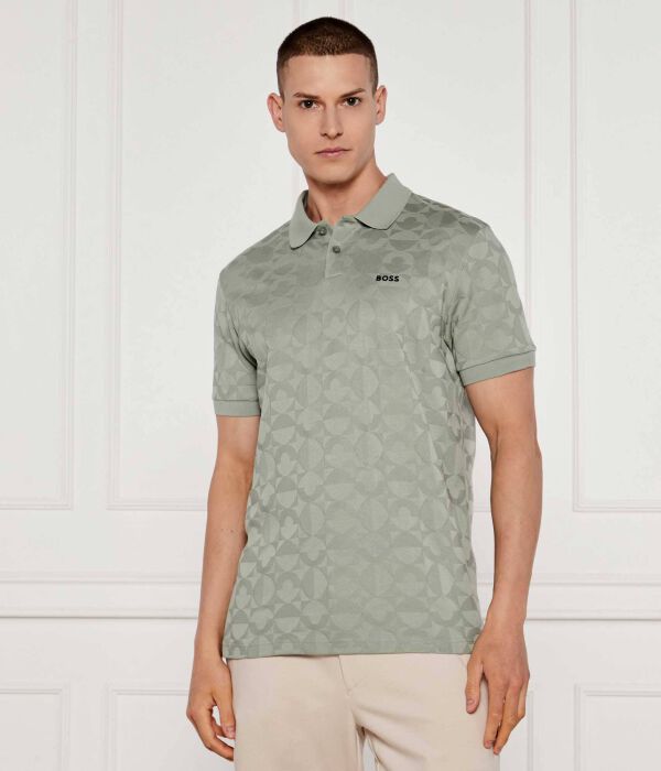

Рубашка поло Relaxed fit Boss Green, зеленый