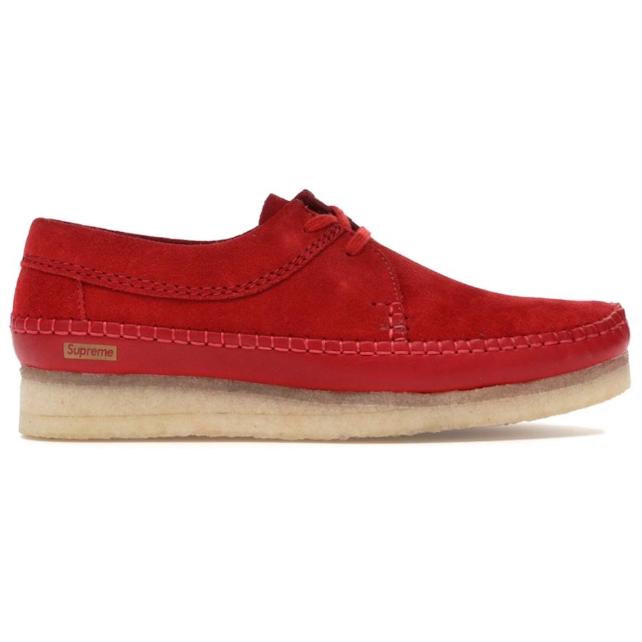 Supreme x Weaver повседневные туфли мужские Clarks, красный — фото 3