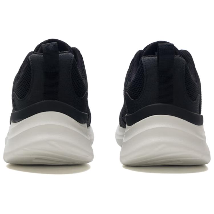 Skechers BURNS 2.0 устойчивые к истиранию дышащие беговые кроссовки мужские черно-белые, цвет Black White — фото 3