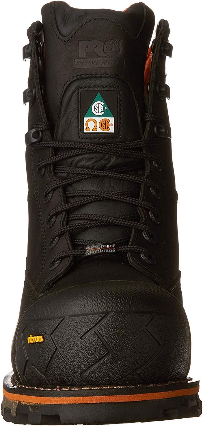 Мужские промышленные ботинки Timberland PRO Boondock 8" с композитным носком, устойчивые к проколам и водонепроницаемые, черный — фото 2
