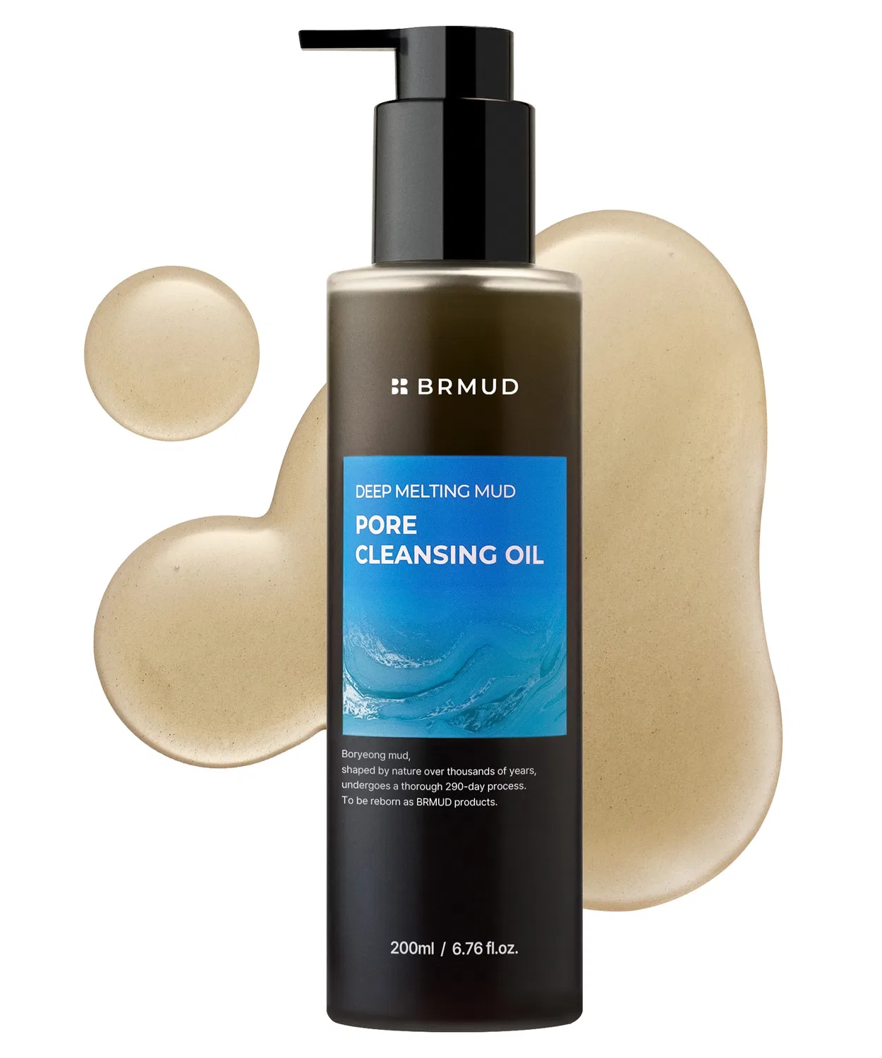 Эмульсия Brmud — Очищающее масло Deep Melting Mud Pore с грязью, 200 мл