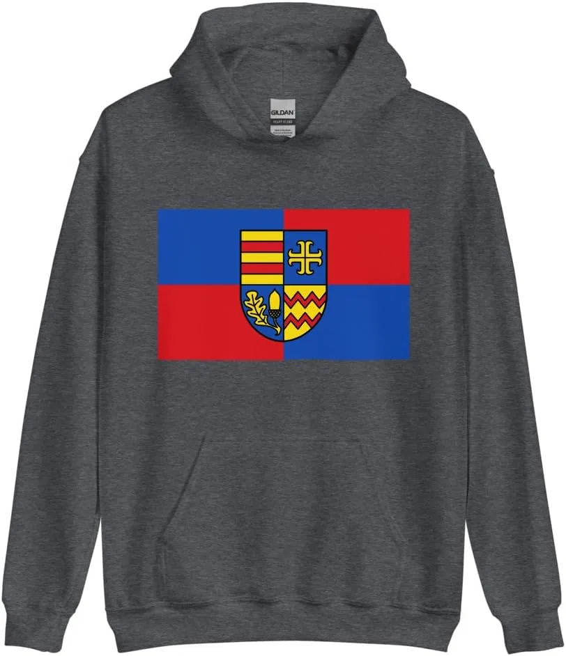 Толстовка с капюшоном Flag of Ammerland Germany Generic, Dark Heather