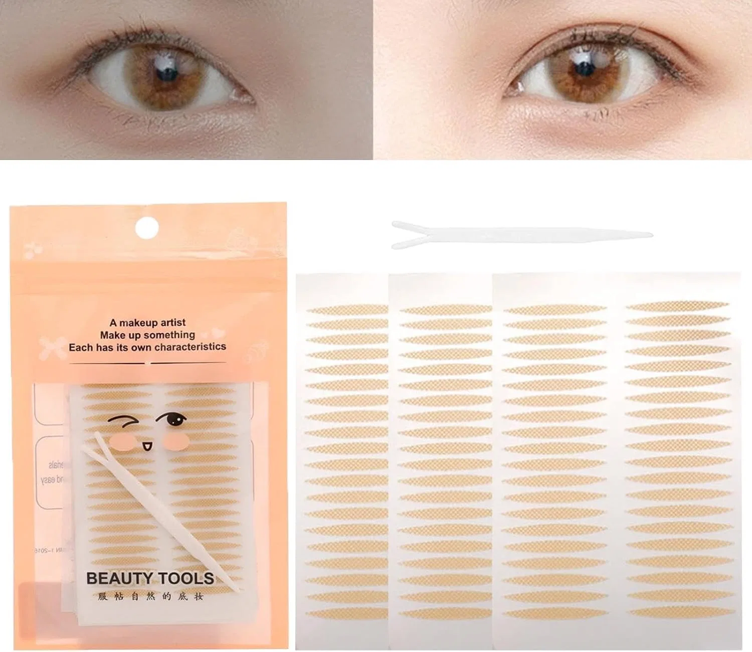 Лента для век для нависших век Stealth Eye Puts 120 шт., телесный