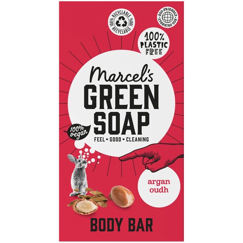 

Твердый уход для душа Argan & Oudh Marcel's Green Soap, 150 g