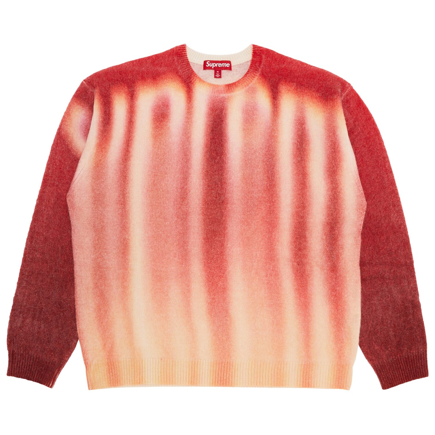

Свитер Supreme с размытым логотипом, красный