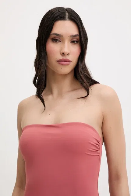 Купальник женский цельный Calvin Klein, розовый — фото 4