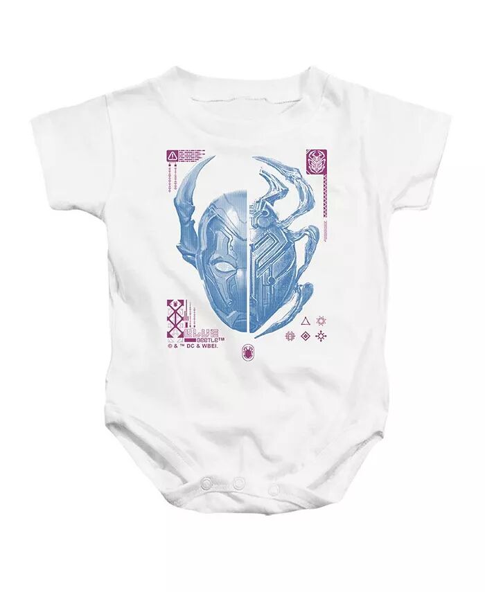 

Комбинезон для девочек Baby-Girls Split Beetle Blue Beetle, белый