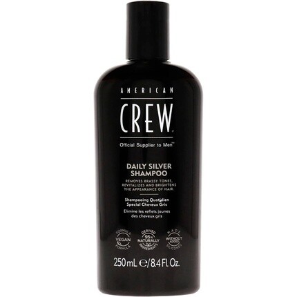 

American Crew Daily Silver Шампунь для мужчин, 8,45 унций