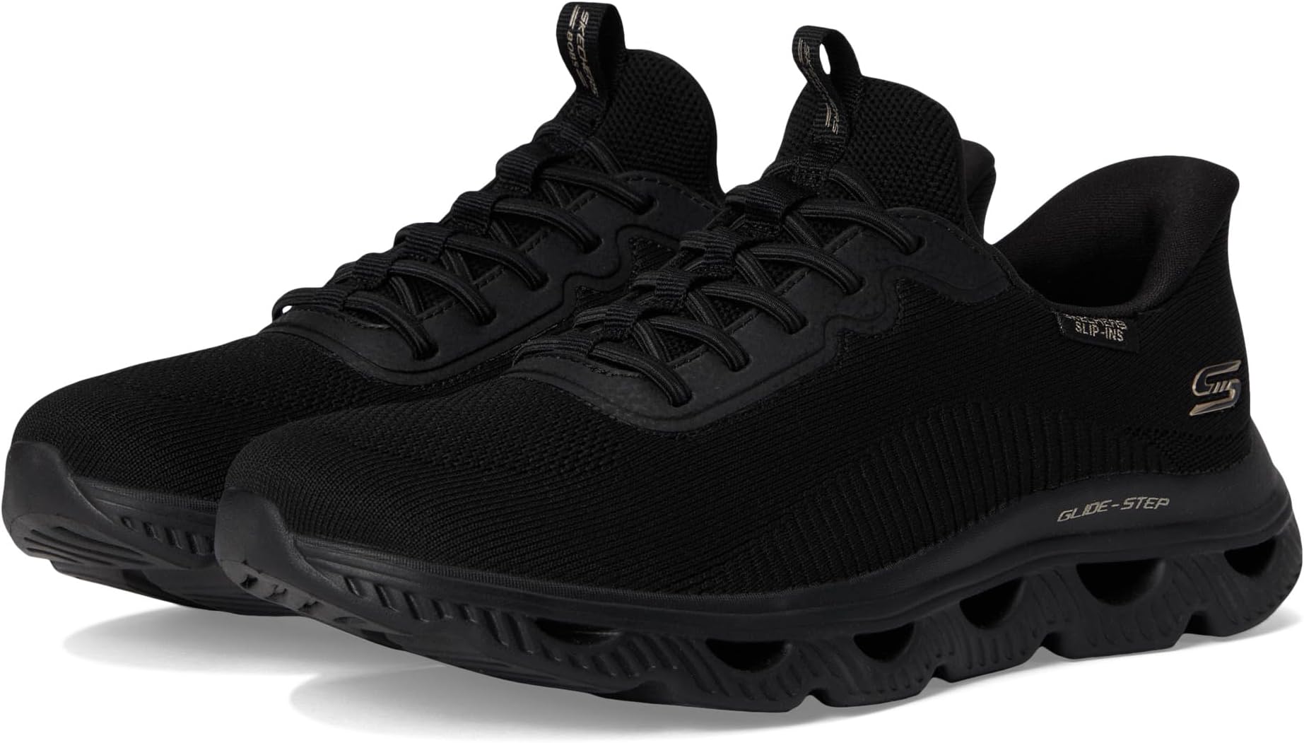 Кроссовки BOBS from SKECHERS Hands Free Slip-Ins Bobs Arc Waves, цвет Black/Black