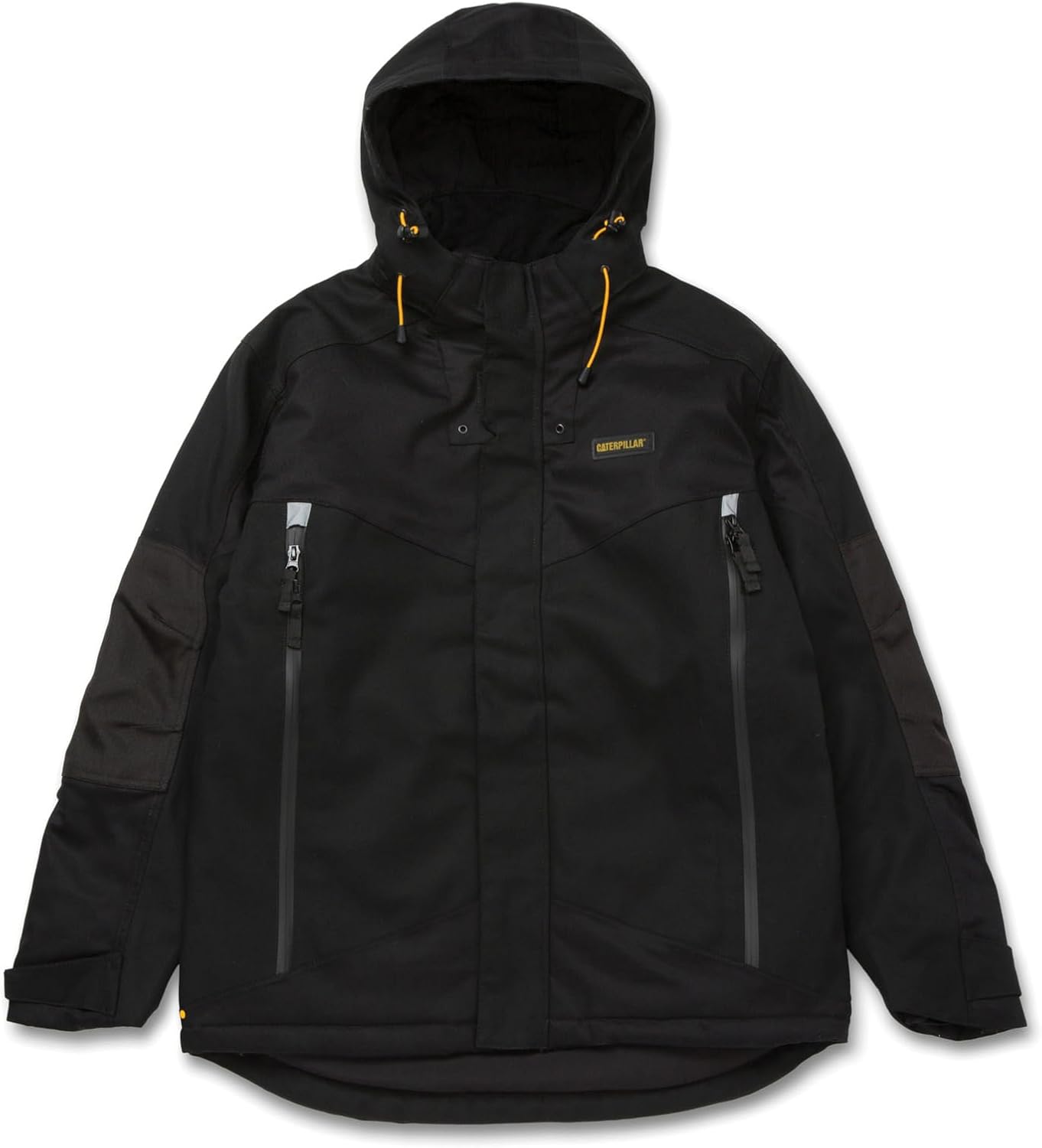 

Куртка мужская Caterpillar Triton утепленная с водонепроницаемой оболочкой, двухсторонней передней молнией и съемным регулируемым капюшоном, Black/Black