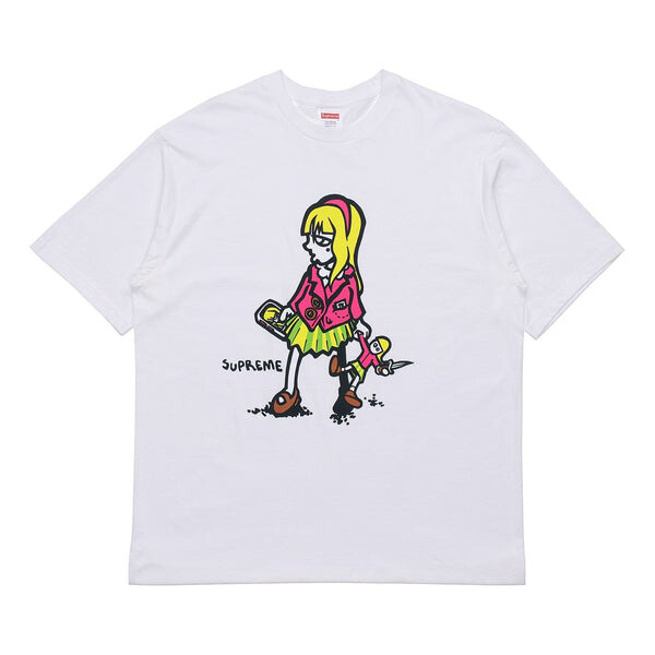 

Футболка ss19 suzie switchblade tee white small short sleeve Supreme, белый