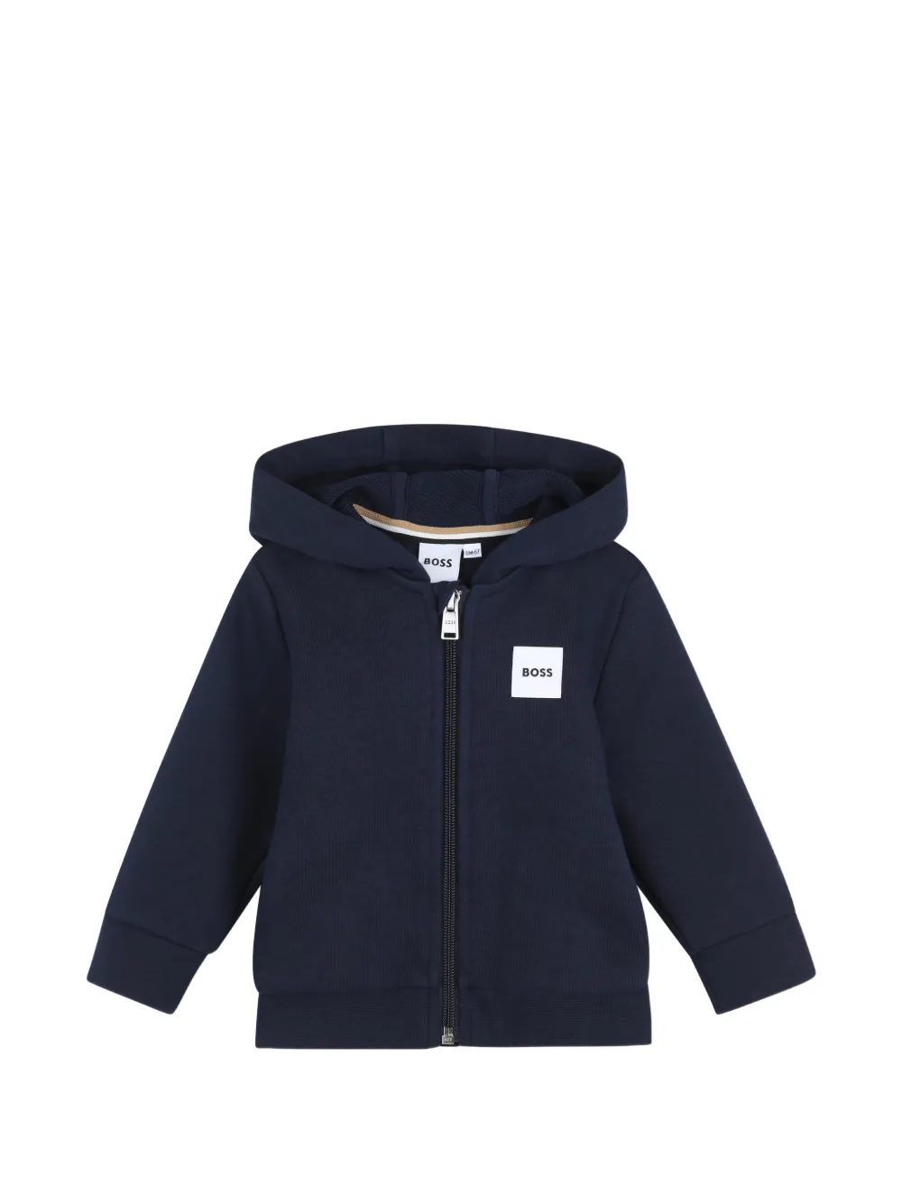 

Худи на молнии Boss Kidswear, синий