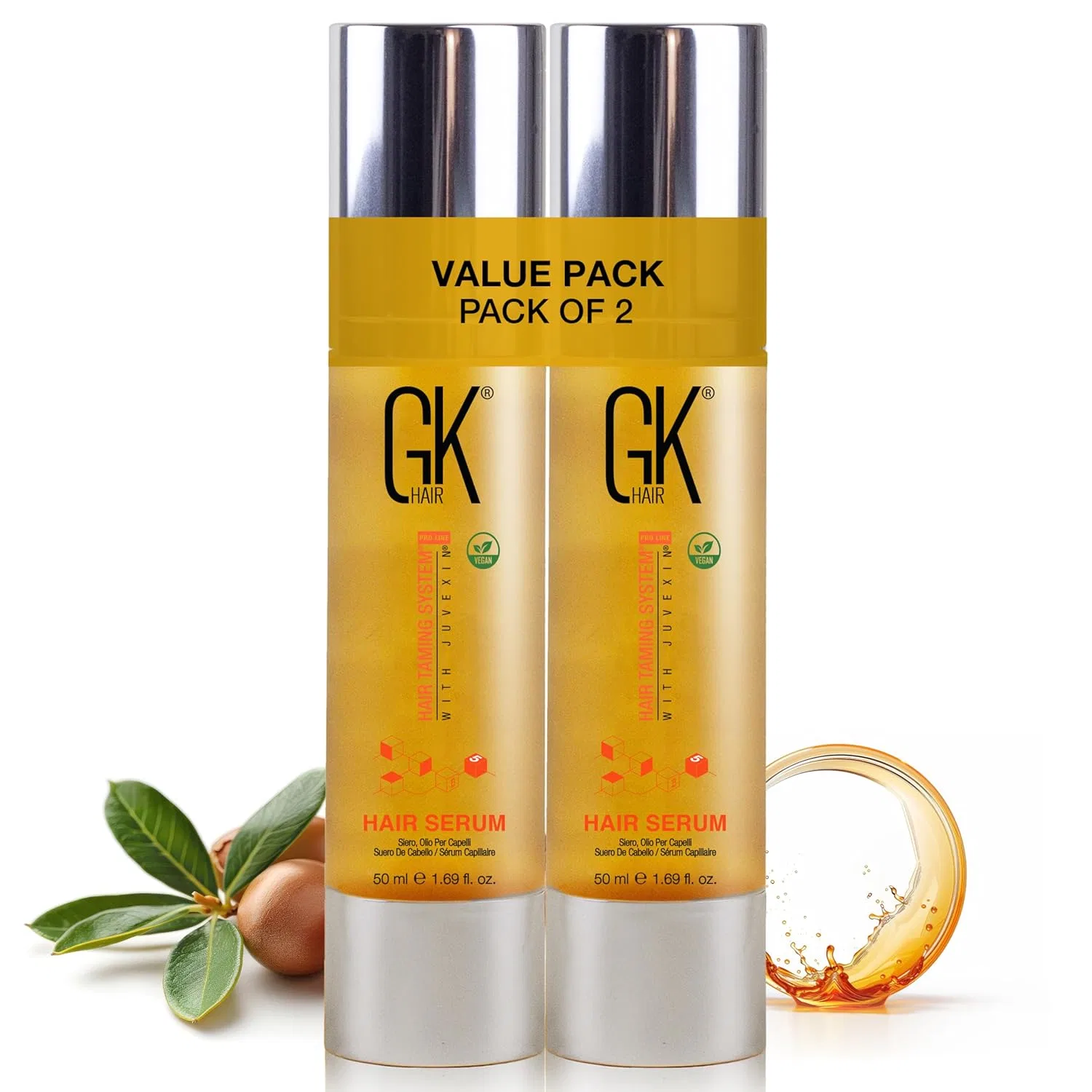 Сыворотка для волос Global Keratin с аргановым маслом, 50 мл Gk Hair