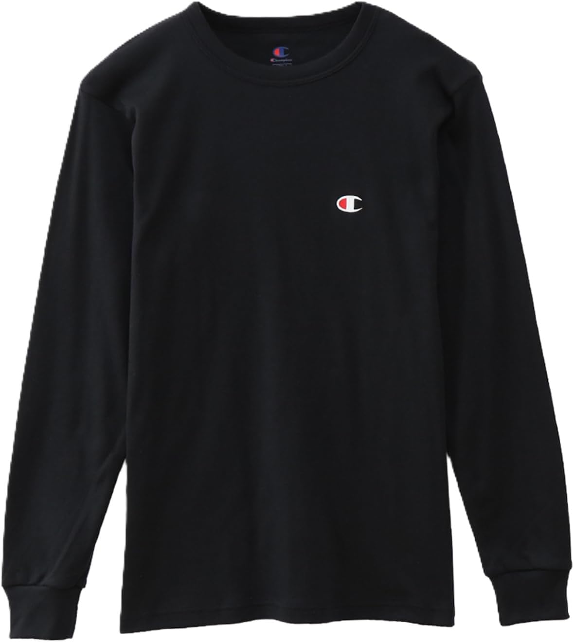 

Мужская футболка с длинными рукавами и круглым вырезом Champion, CM4HQ202, влагоотводящая, быстросохнущая, черный