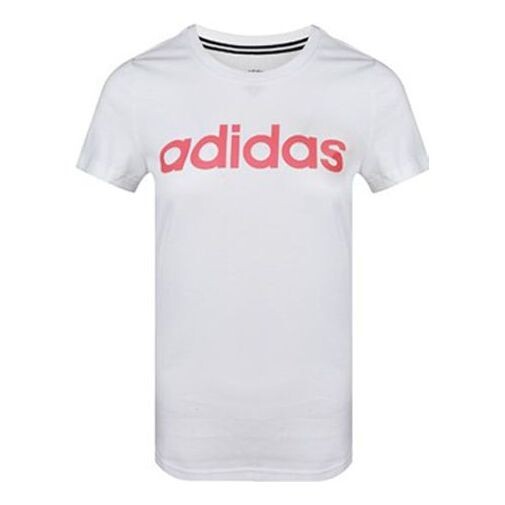 

Футболка neo alphabet casual с круглым вырезом и коротким рукавом Adidas, белый