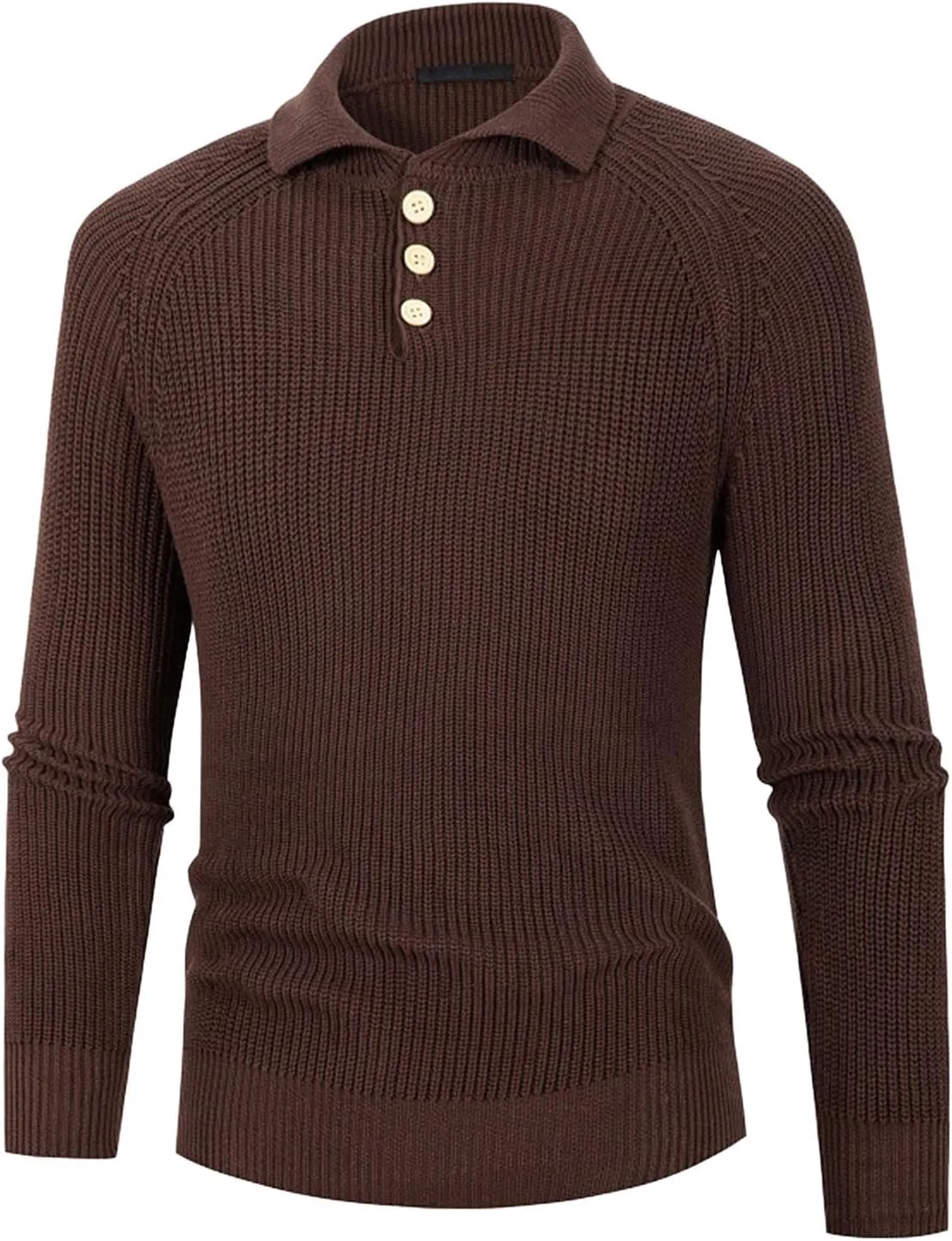 

Мужской свитер с четвертью молнии Slim Fit