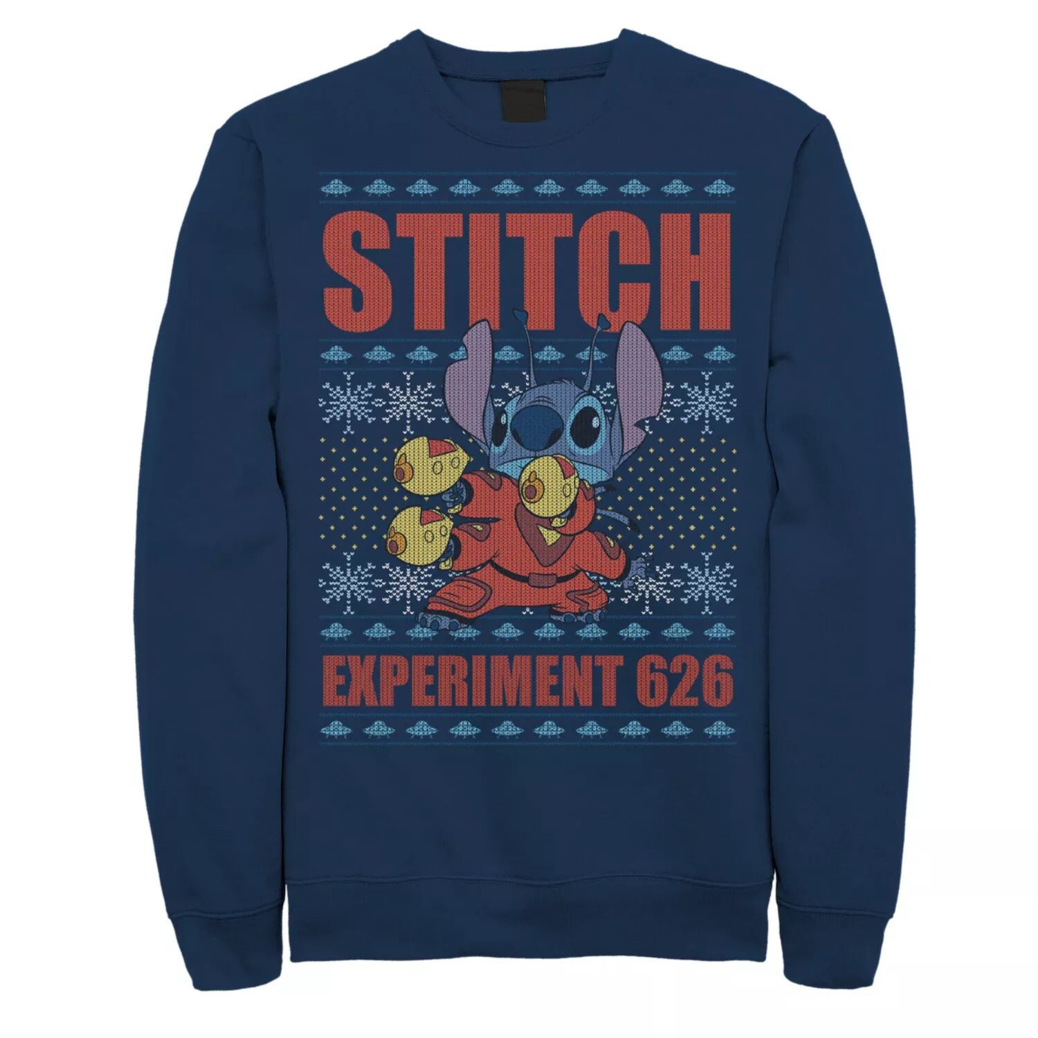 

Мужской свитшот Lilo & Stitch Christmas Stitch Experiment 626 Disney