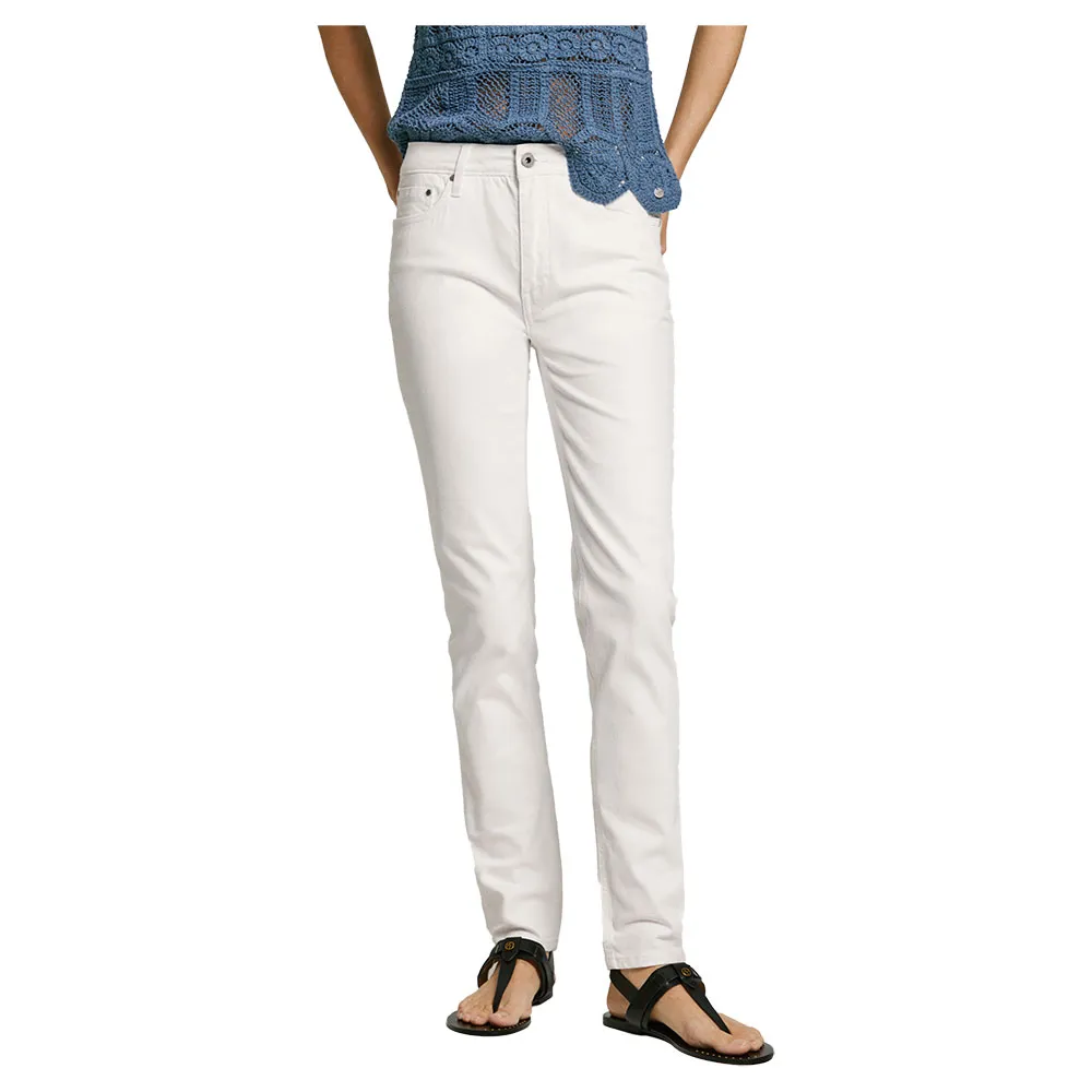 

Брюки Pepe Jeans Mid Rise Skinny Thelma, белый
