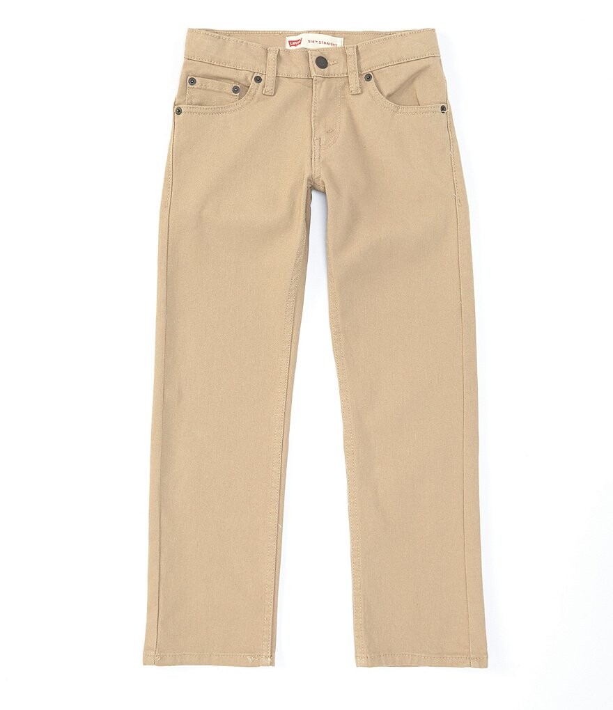 

Свободные прямые джинсы Levi's Big Boys 8-20 514, бежевый