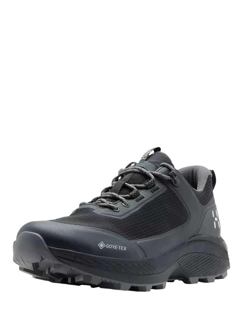 Мужские низкие походные кроссовки LIM Horizon Hike GTX, цвет черный/магнетит Haglöfs — фото 4