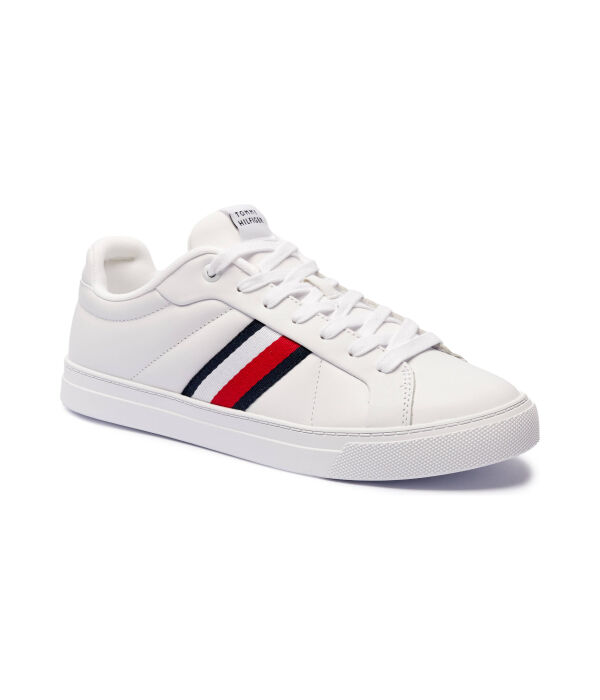 

Кроссовки кожаные Tommy Hilfiger Icon Court, белый
