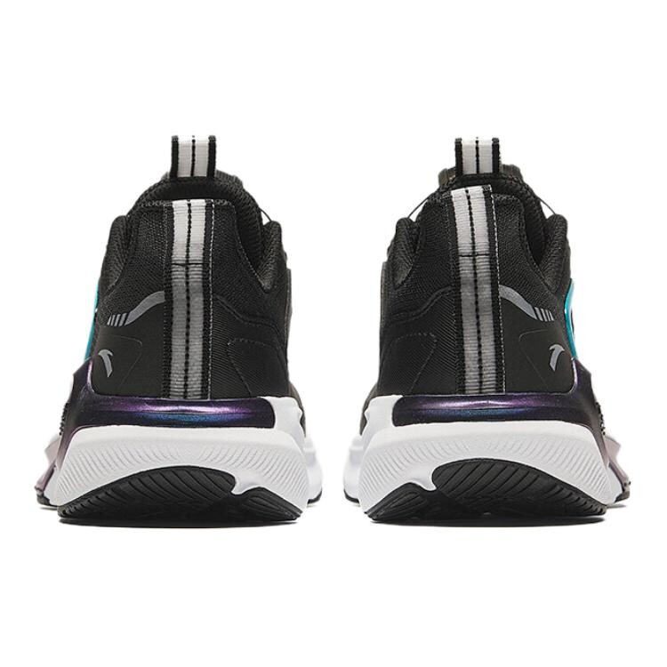 Детские кроссовки GS Low-top черные/темно-фиолетовые Anta Kids, фиолетовый — фото 4