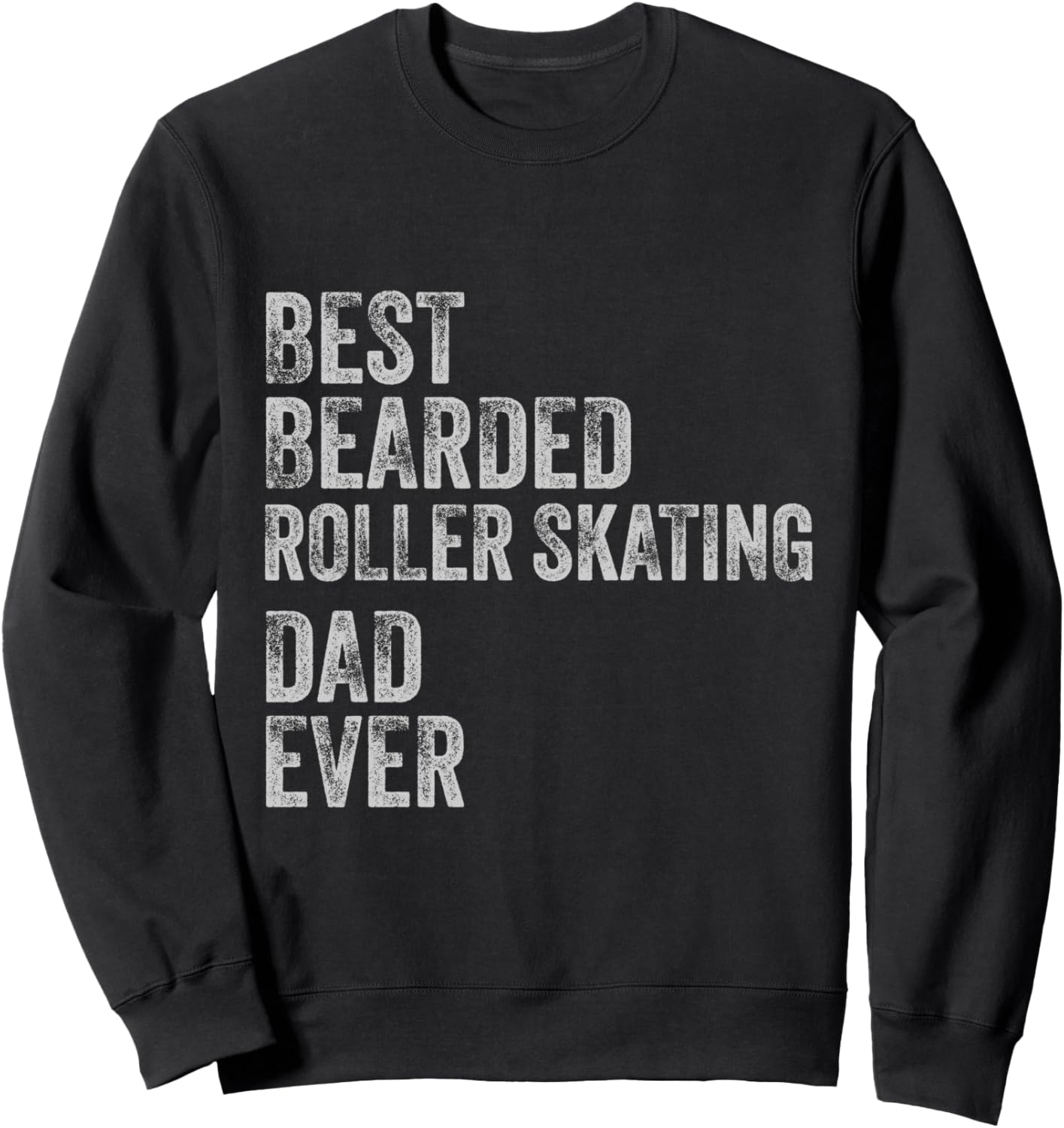 

Лучшая толстовка для папы с бородой, катающегося на роликах, на День отца Best Bearded Dad Apparel, черный