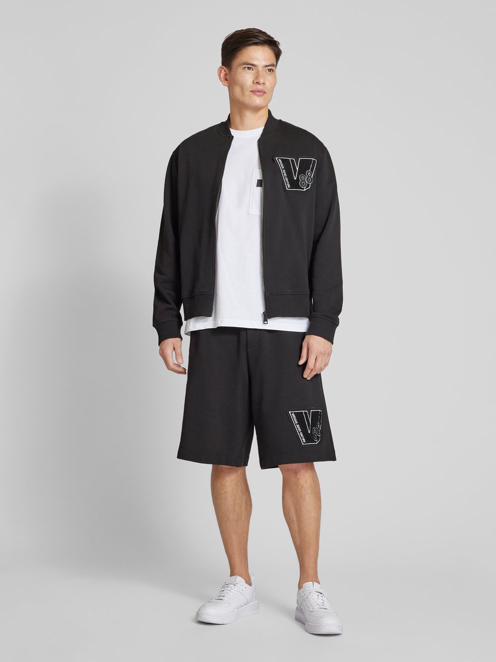 

Толстовка с воротником-стойкой Versace Jeans Couture, черный
