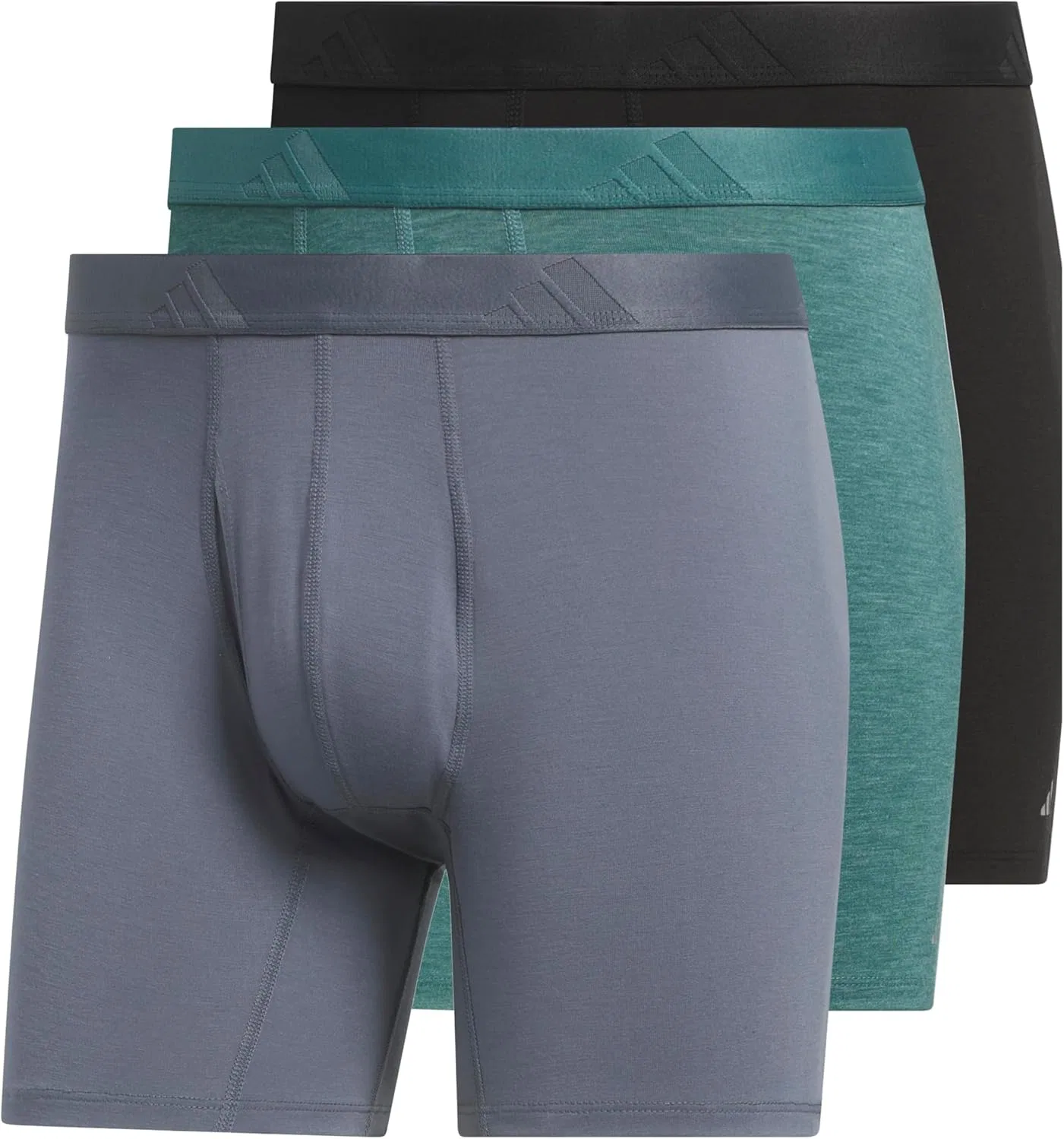 Боксеры Adidas Onix Grey/Preloved Teal Green/Black/Boxer Brief