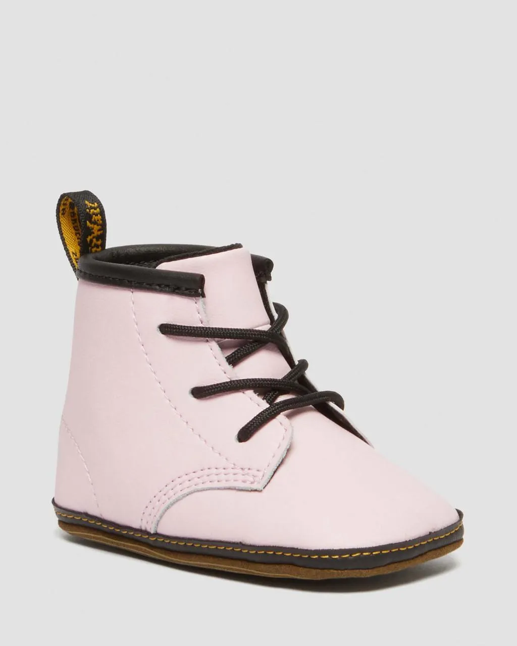 

Dr. Martens Newborn 1460 Темно-рыжие кожаные ботильоны, цвет Pale Pink — Mason Pu Split+Mason Nw Synthetic