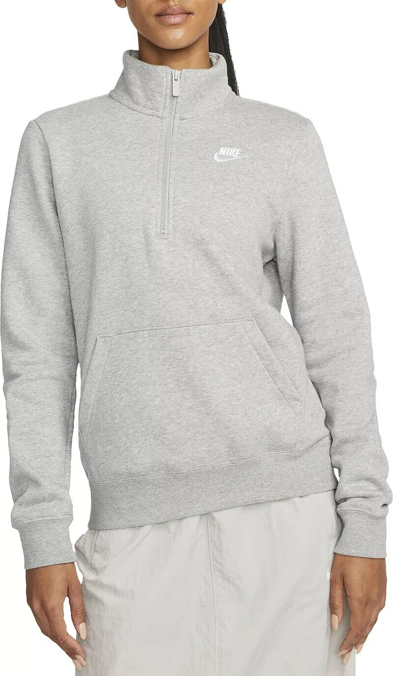 

Женская флисовая толстовка с молнией 1/2 Nike Sportswear Club