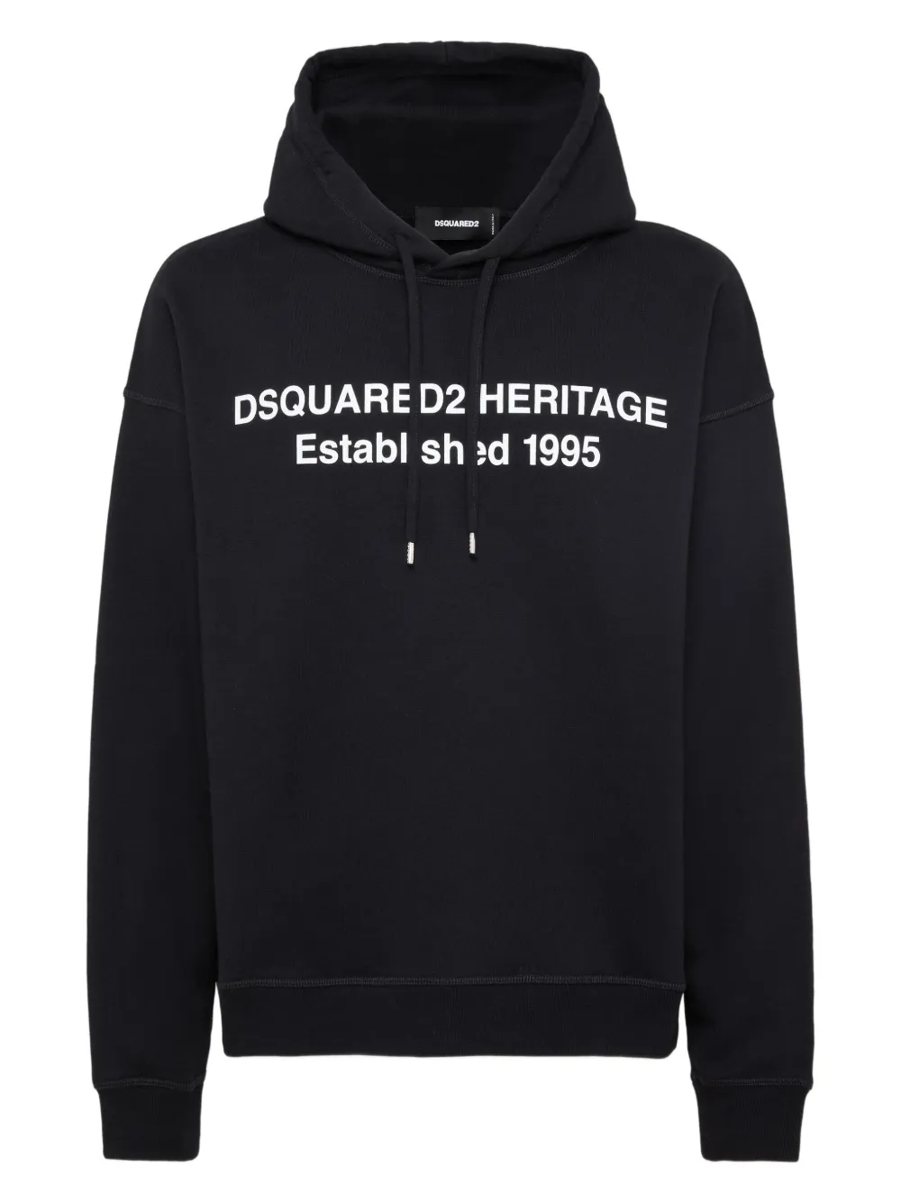 

Худи с надписью DSQUARED2, черный