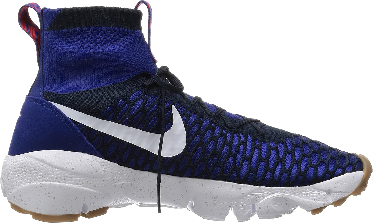 Кроссовки мужские Nike Air Footscape Magista Flyknit 816560, Deep Royal Blue Obsidian 400 — фото 3