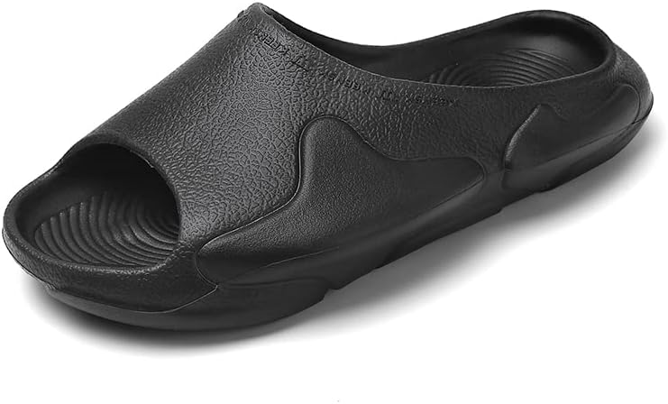 

Спортивные сандалии AnsrJ с поддержкой свода стопы, против скольжения, удобные для улицы и дома для мужчин и женщин, черный