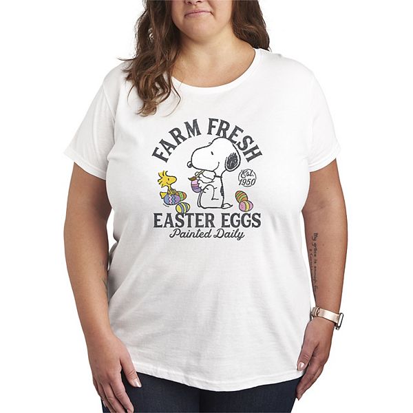 

Футболка с принтом Peanuts Farm Fresh Easter Eggs Painted Daily Licensed Character, White, Белый, Футболка с принтом Peanuts Farm Fresh Easter Eggs Painted Daily Licensed Character, White