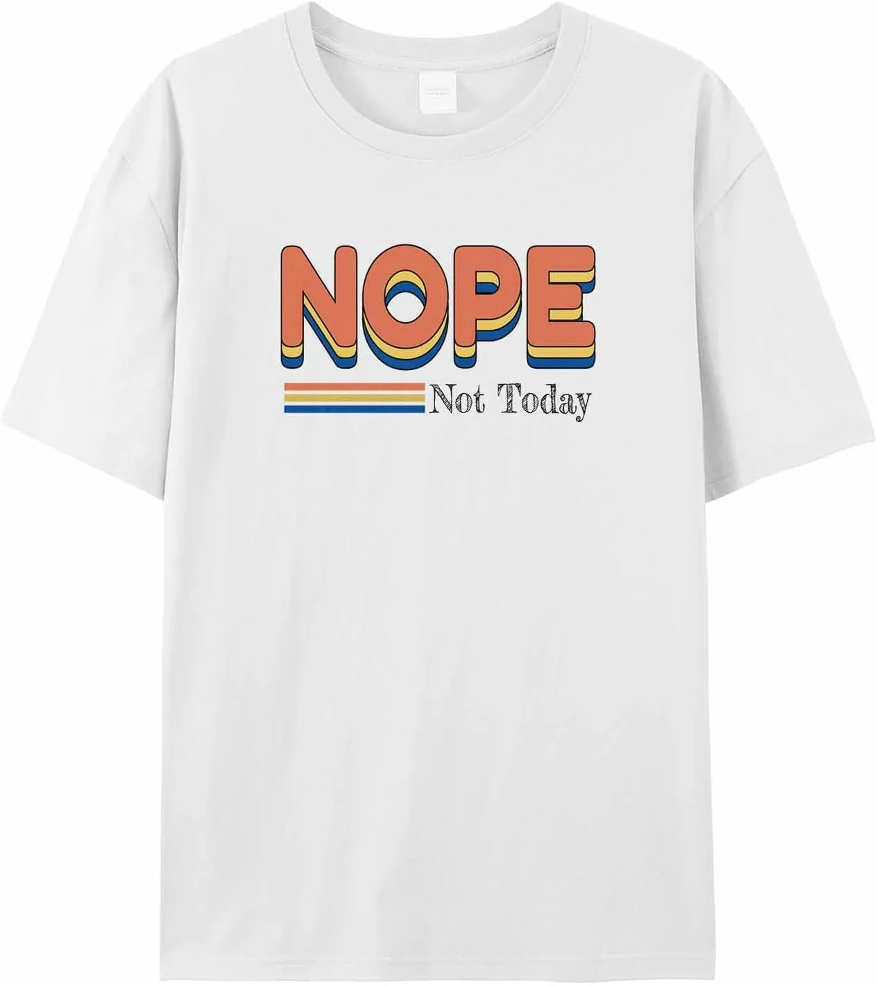 

Мужская футболка Nope Not Today с коротким рукавом jdudh