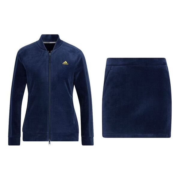 

Костюм 3-stripe two-piece long sleeve suit 'navy' Adidas, синий