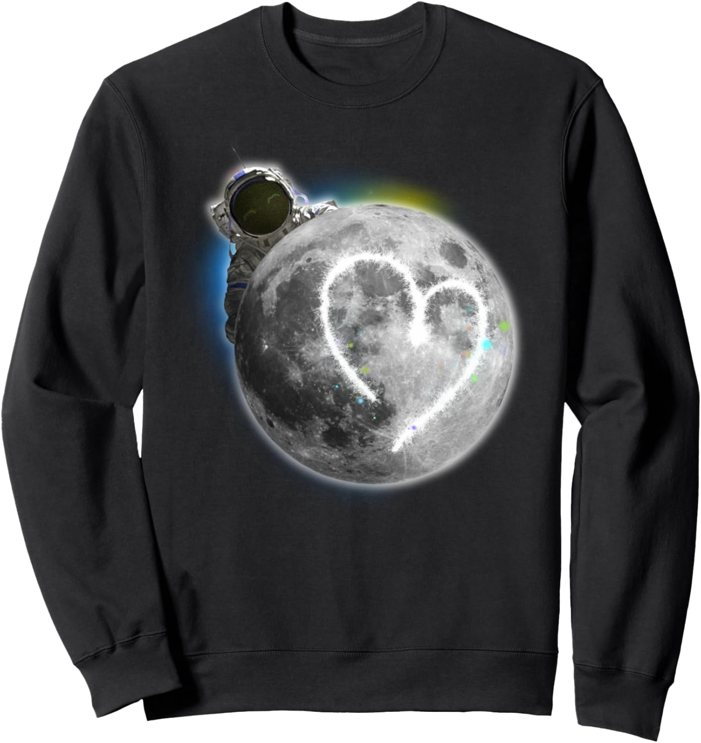 

Первая любовь в космосе - толстовка ко Дню святого Валентина в космосе Universal Valentines: Love, черный