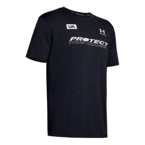 

Футболка men's graphics training sports black Under Armour, черный