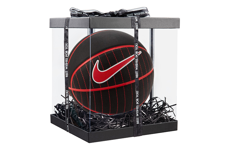 

Nike Баскетбольный мяч PU черно-красный размер 7 тренировочный унисекс