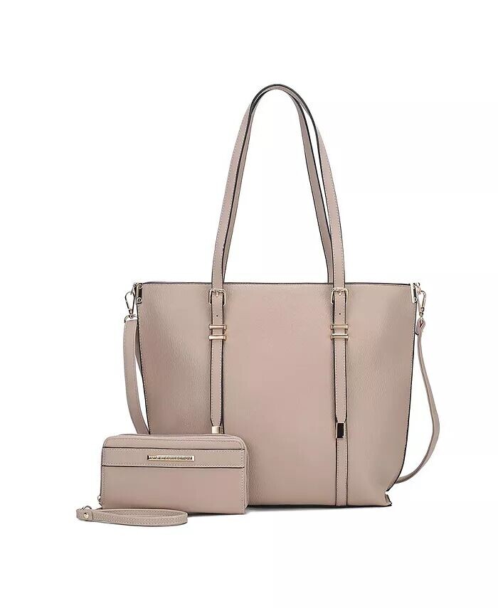

Большая сумка Emery с кошельком от Mia K Mkf Collection, бежевый