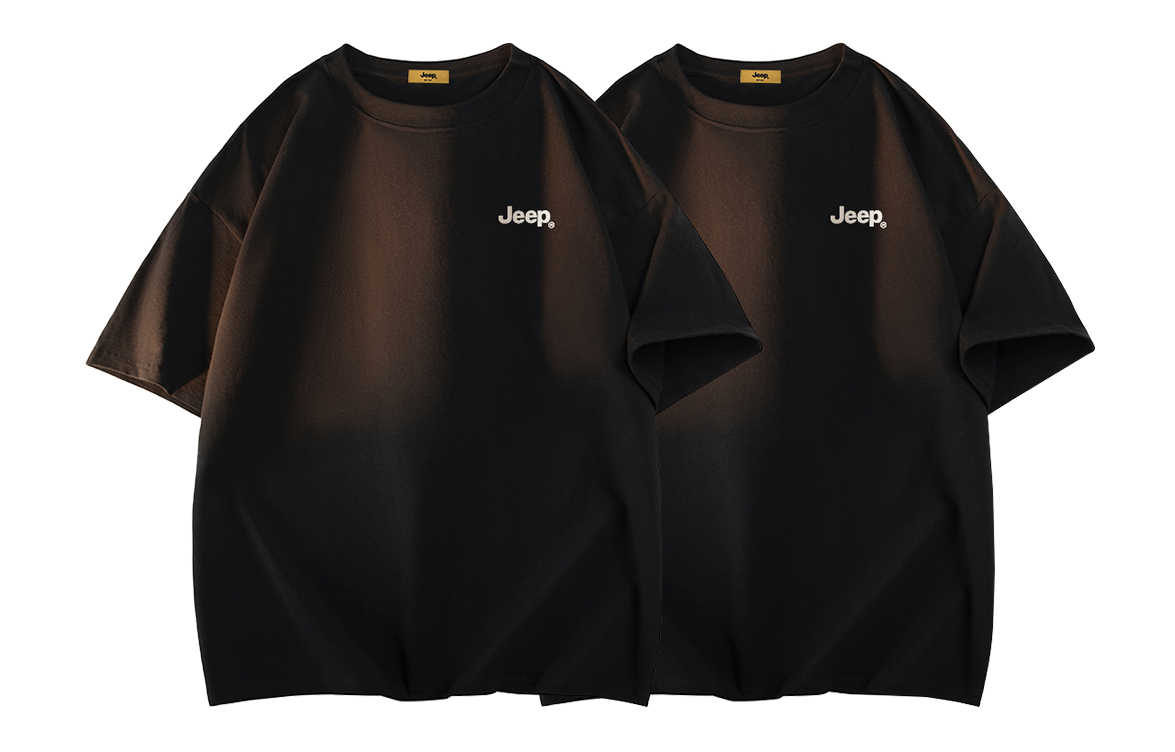 

Футболка Unisex с рукавом Drop Shoulder Jeep, [2 pack]p742mkt276 pure черный+pure черный