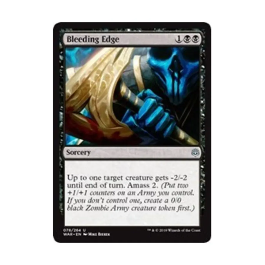 

CCG Кровоточащее лезвие (U), MTG - War of the Spark