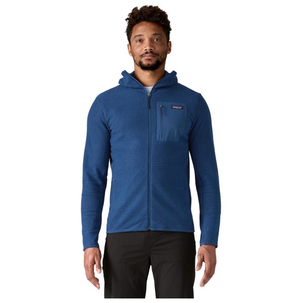 Толстовка R1 air с застежкой-молнией на всю длину - флисовая куртка Patagonia, черный — фото 3