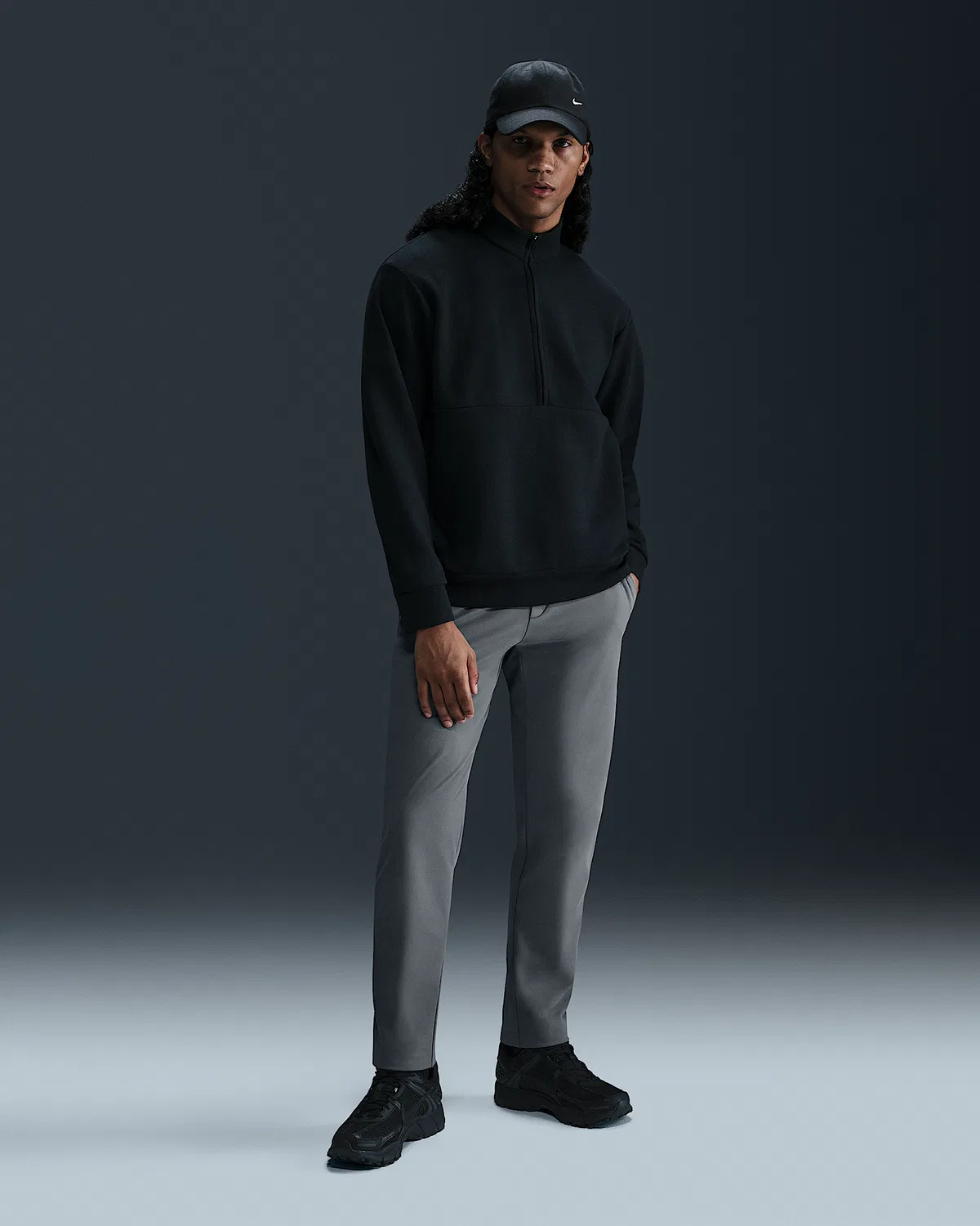 Мужские брюки-чинос Dri-FIT Slim Nike 24.7 PerfectStretch, Smoke Grey/Black/Nano Grey