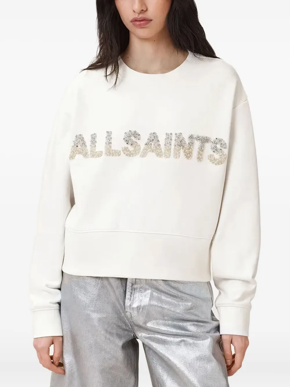 

Толстовка Separo с декорированным логотипом AllSaints, нейтральный