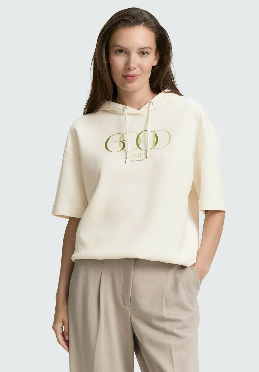 

Футболка TOM TAILOR Print T-shirt, Whisper White/Off-White, Белый, Футболка TOM TAILOR Print T-shirt, Whisper White/Off-White