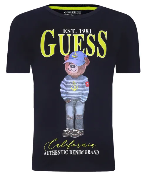 

Футболка Regular fit Guess, синий