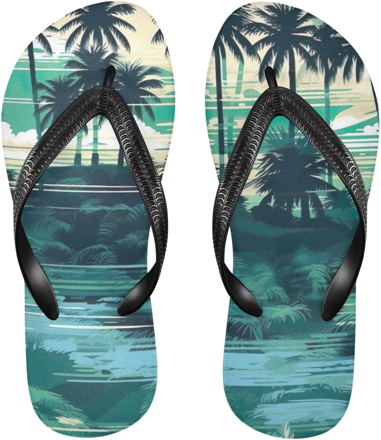 

Летние шлепанцы на пляж для женщин и мужчин, повседневные сандалии для душа Kfbe, Palm