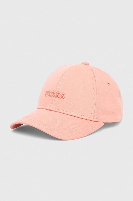 

Бейсболка BOSS из хлопка Boss, розовый